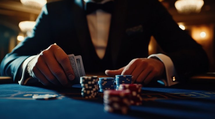 live dealer blackjack table on mobile phone